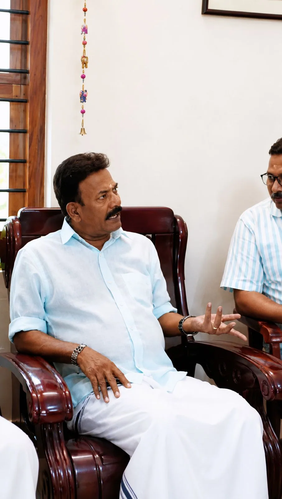 Major Ravi in conversation during a media interview